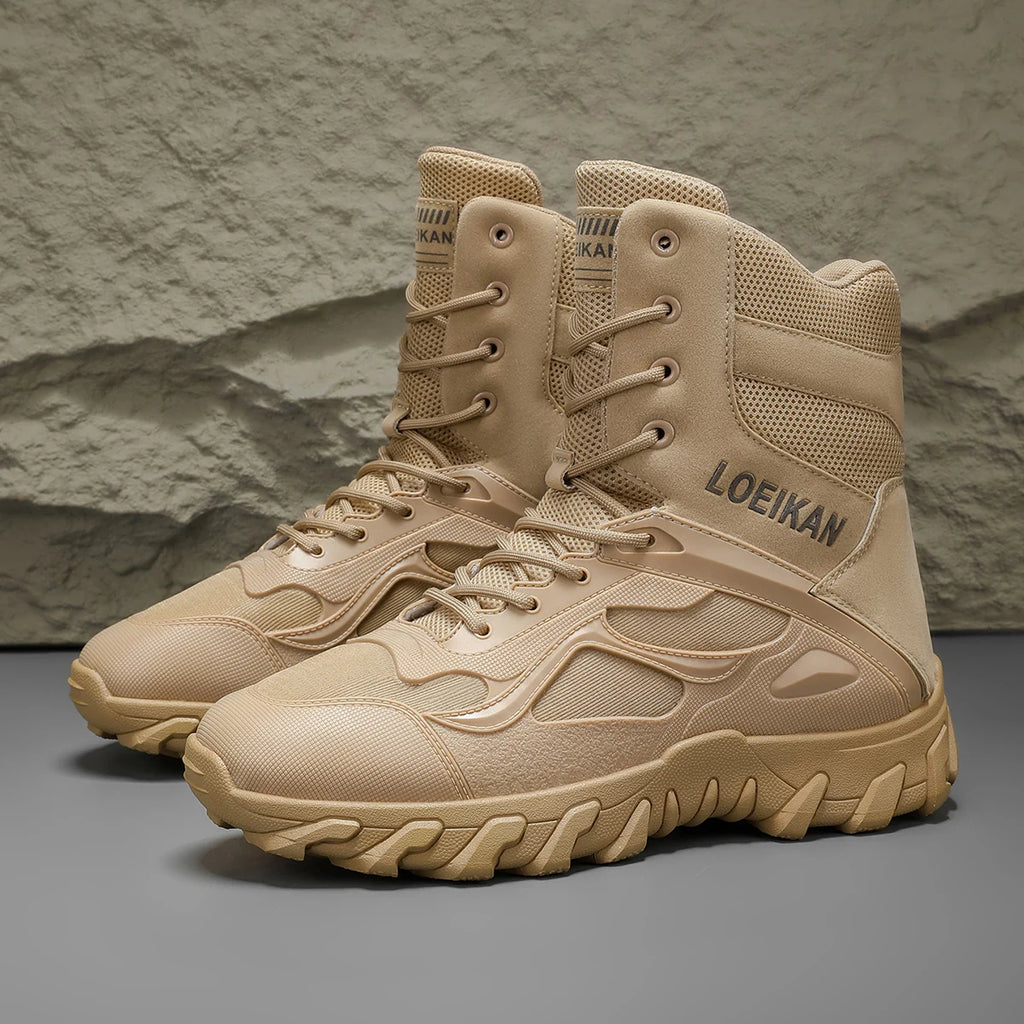 Men's high top denim boots, casual sports shoes, trendy and fashionable men's boots