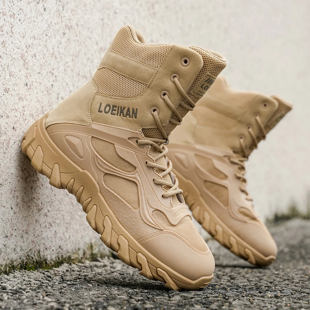 Men's high top denim boots, casual sports shoes, trendy and fashionable men's boots